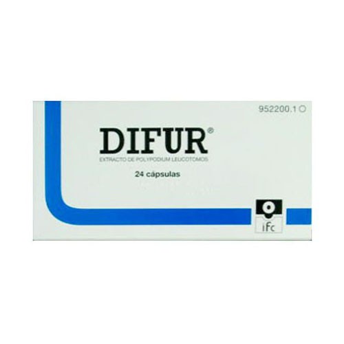 DIFUR 120 mg CAPSULAS DURAS , 24 cápsulas