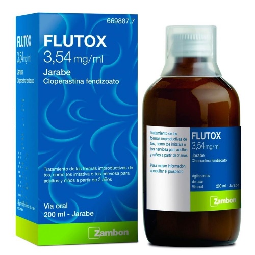 FLUTOX 3,54 mg/ml JARABE , 1 frasco de 200 ml