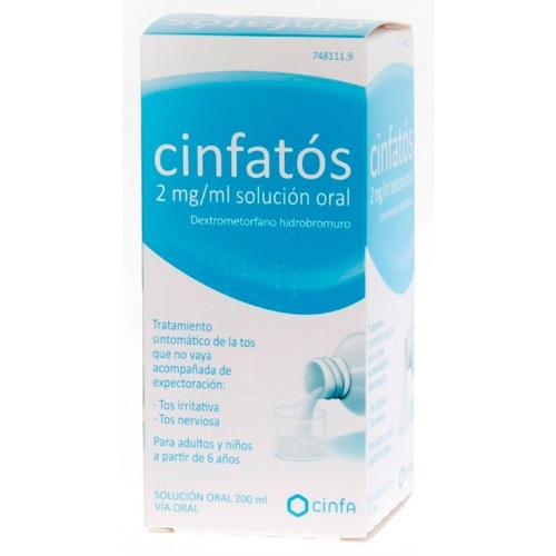 CINFATOS 2 mg/ ml SOLUCION ORAL , 1 frasco de 200 ml