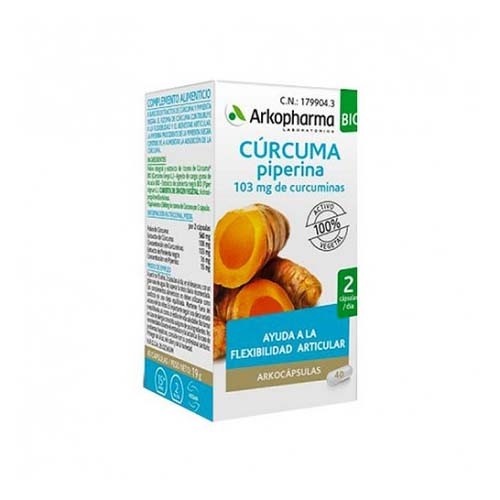 Arkocapsulas curcuma bio (40 capsulas)