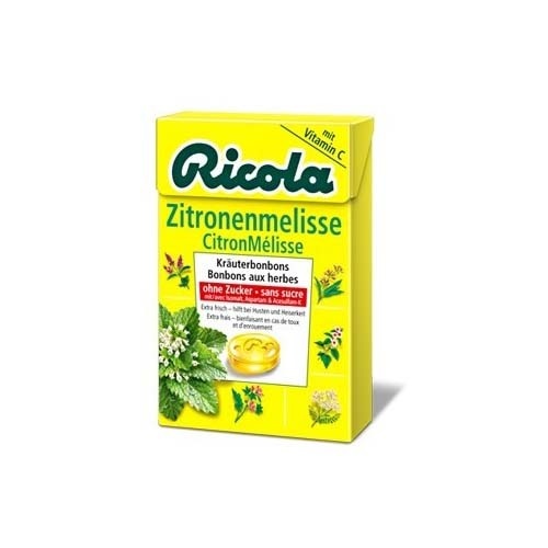 Ricola caramelos sin azucar (1 envase 50 g sabor limon)