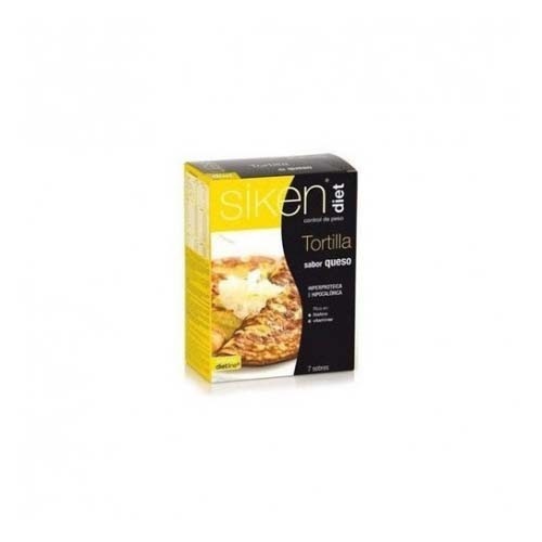 Siken diet tortilla al aroma de 3 quesos (24 g 7 sobres)