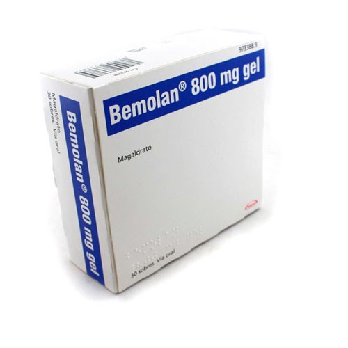 BEMOLAN 800 mg GEL ORAL , 30 sobres