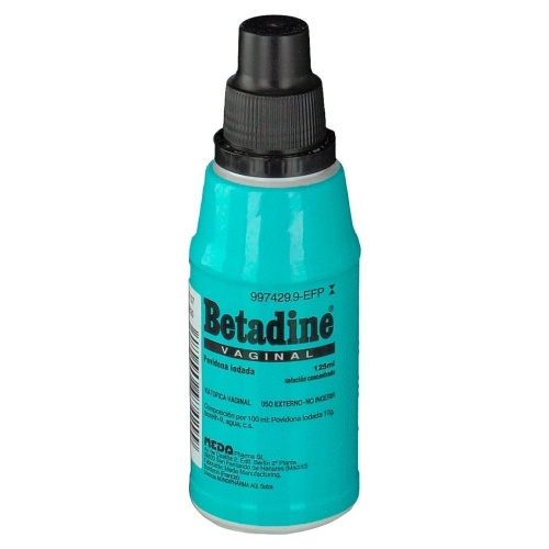 BETADINE VAGINAL 100 MG/ML SOLUCION VAGINAL , 1 frasco de 125 ml