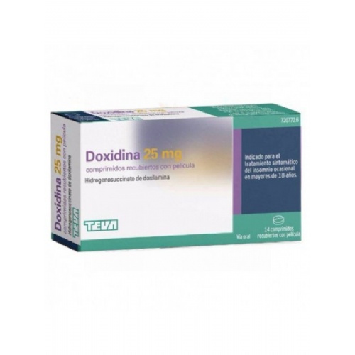 DOXIDINA 25 MG COMPRIMIDOS RECUBIERTOS CON PELICULA 14 comprimidos