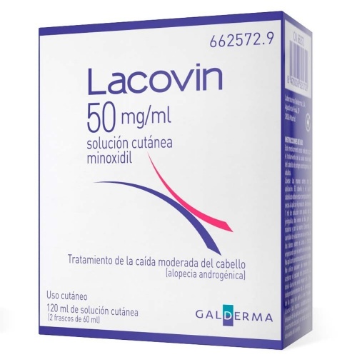 LACOVIN 50 mg/ml SOLUCIÓN CUTÁNEA , 2 frascos de 60 ml