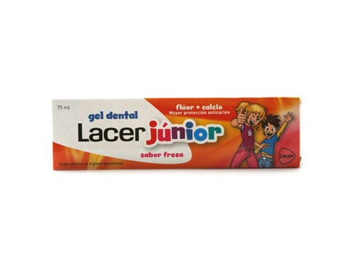 Lacer junior gel dental (1 tubo 50 ml sabor fresa)