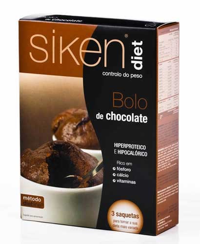 Siken diet pastel de chocolate (26.5 g 3 sobres)