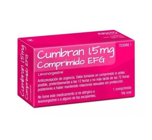 CUMBRAN 1,5 MG COMPRIMIDO EFG , 1 comprimido