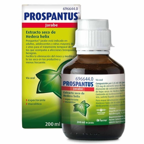 PROSPANTUS JARABE , 1 frasco de 200 ml