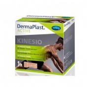 Cinta kinesiologica - dermaplast active (1 unidad 5 m x 5 cm color beige)