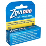 ZOVIDUO 50 mg/g + 10 mg/g CREMA , 1 tubo de 2 g