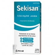 SEKISAN 3,54 mg/ml JARABE , 1 frasco de 200 ml