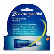 ZOVICREM LABIAL 50 mg/g CREMA, 1 tubo de 2 g